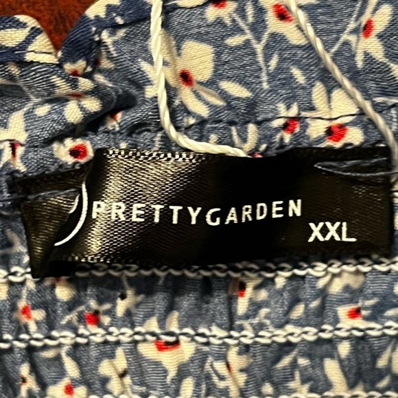 PRETTYGARDEN Summer Floral Sz XXL  Ruffle Hem Bodycon Mermaid Cocktail - Picture 10 of 10